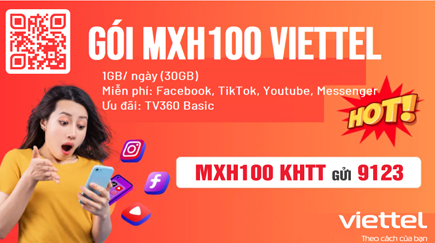 dang ky goi cuoc mxh100 viettell 4g