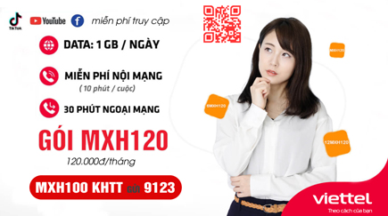 Hướng dẫn đăng ký gói cước 3MXH120