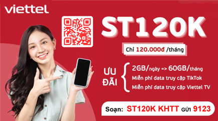 dang ky goi cuoc st120k viettel 4g