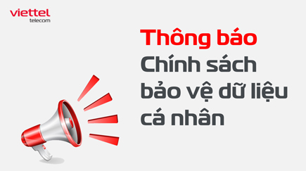 thong bao chinh sach bao ve du lieu ca nhan viettel