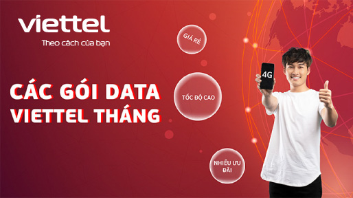 goi cuoc data viettel gia 90k thang