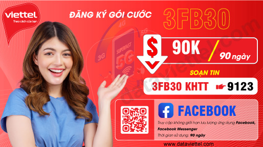 Hướng dẫn đăng ký gói cước 3FB30