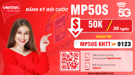 Hướng dẫn đăng ký gói cước MP50S