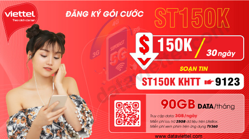 Hướng dẫn đăng ký gói cước ST150K