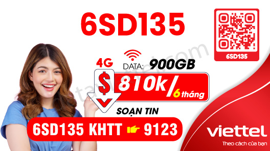 Hướng dẫn đăng ký gói cước 6MXH135