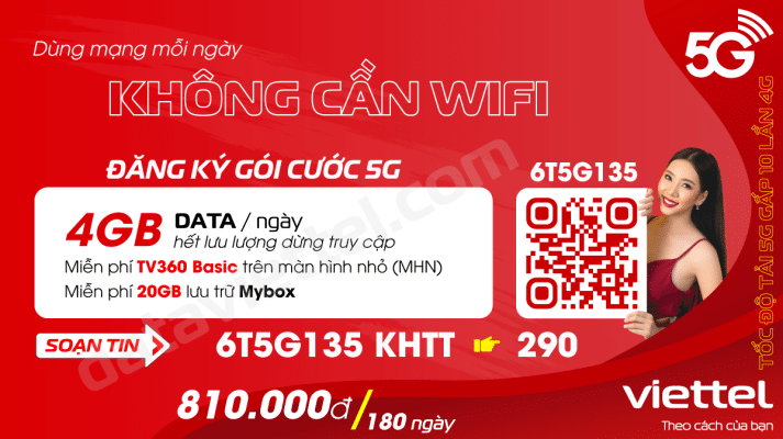 dang ky goi cuoc 6T5G135 Viettel