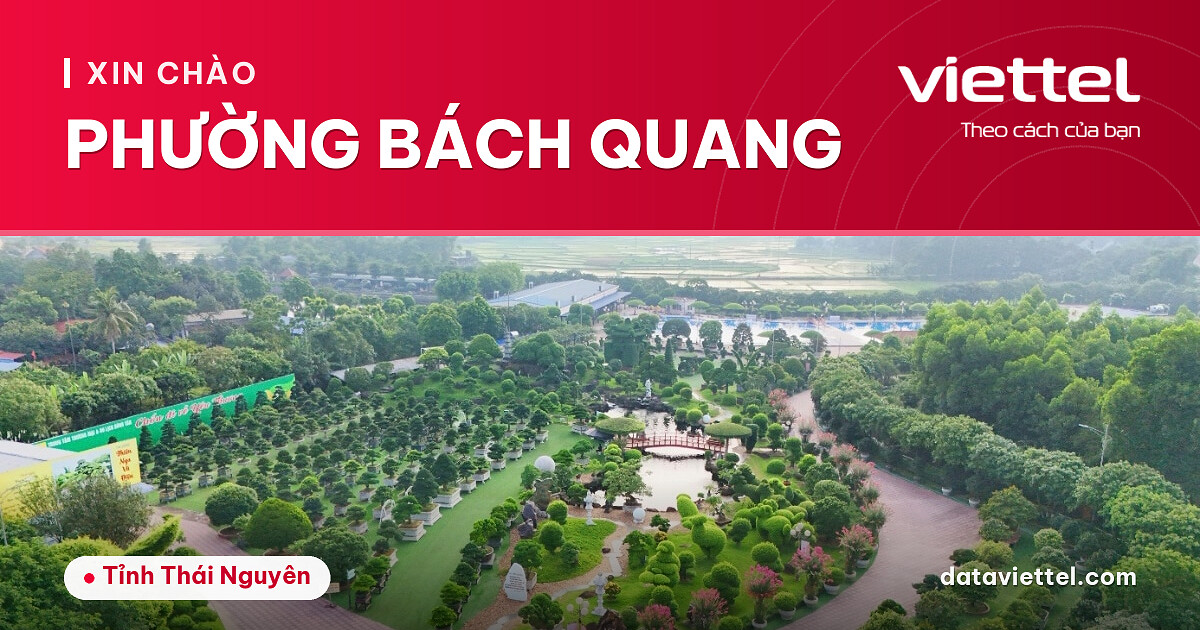 Viettel Phường Bách Quang 3 Viettel Phường Bách Quang – dịch vụ Internet cáp quang, di động và truyền hình số