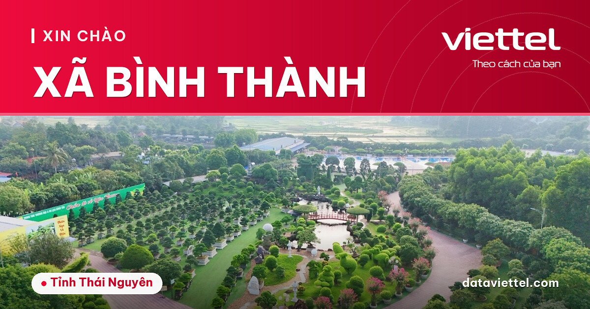 Viettel Xã Bình Thành lắp Internet cáp quang cho hộ gia đình