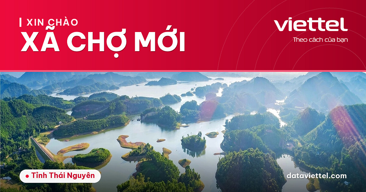 Viettel Xã Chợ Mới cung cấp Internet cáp quang, di động và dịch vụ số