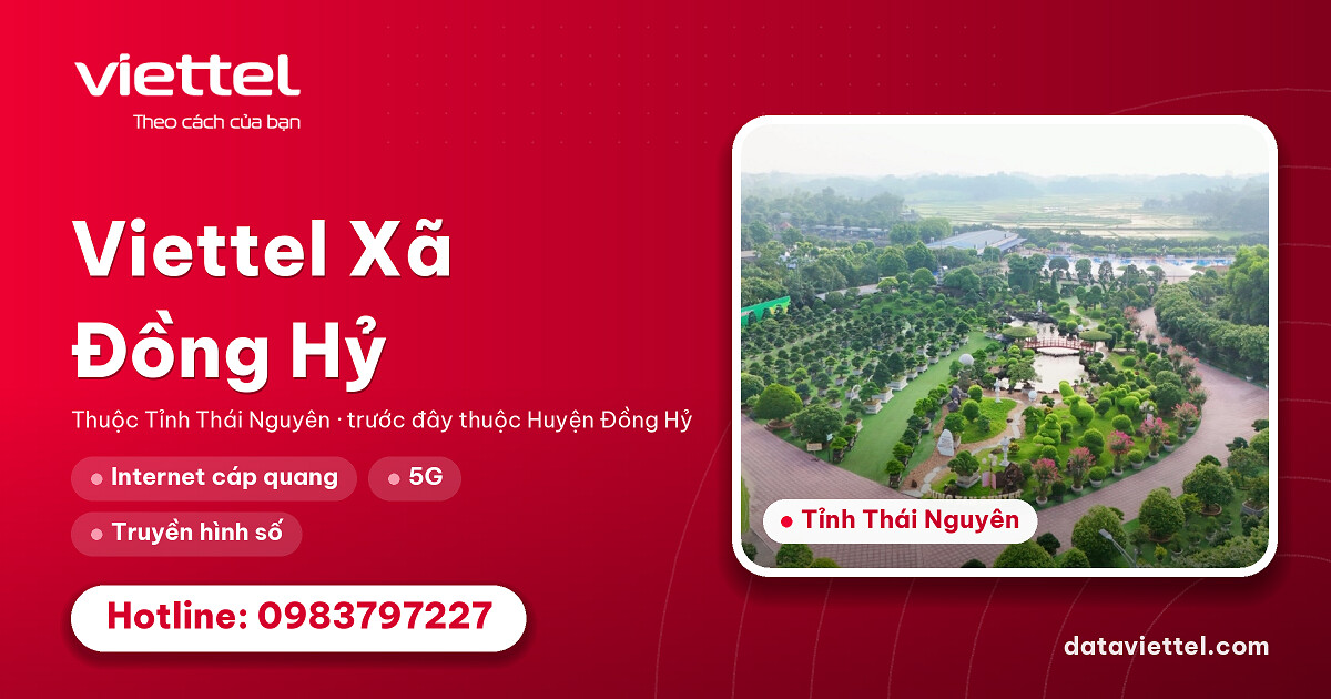 Thiết bị Wi-Fi sử dụng Internet Viettel Xã Đồng Hỷ