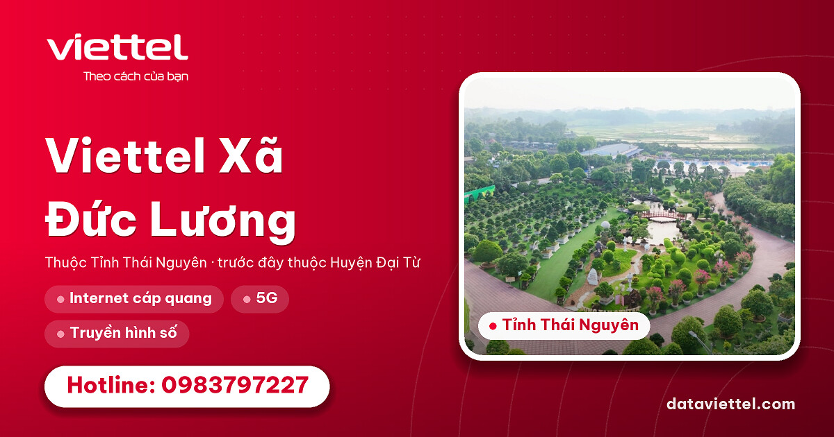 Viettel Xã Đức Lương 4 Viettel Xã Đức Lương lắp Internet cáp quang cho hộ gia đình