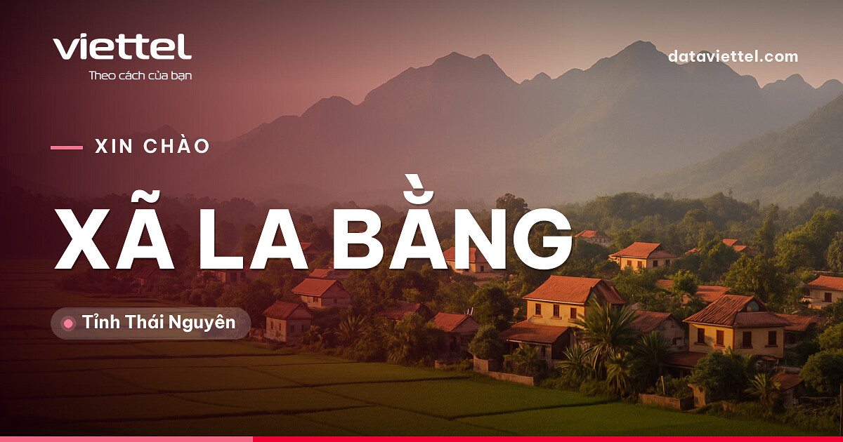 Kỹ thuật viên khảo sát lắp mạng Viettel tại Xã La Bằng
