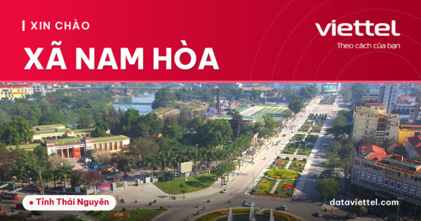 Kỹ thuật viên khảo sát lắp mạng Viettel tại Xã Nam Hòa