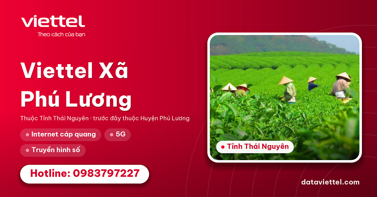 Thiết bị Wi-Fi phục vụ lắp mạng Viettel tại Xã Phú Lương