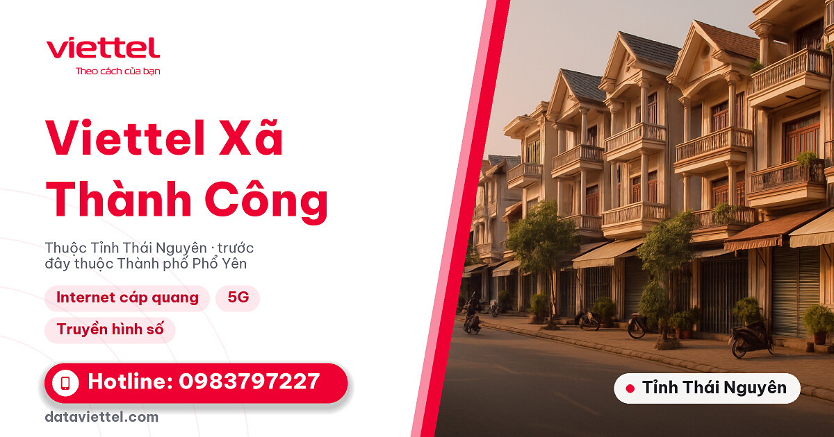 Kỹ thuật viên khảo sát lắp mạng Viettel Xã Thành Công tại hộ gia đình