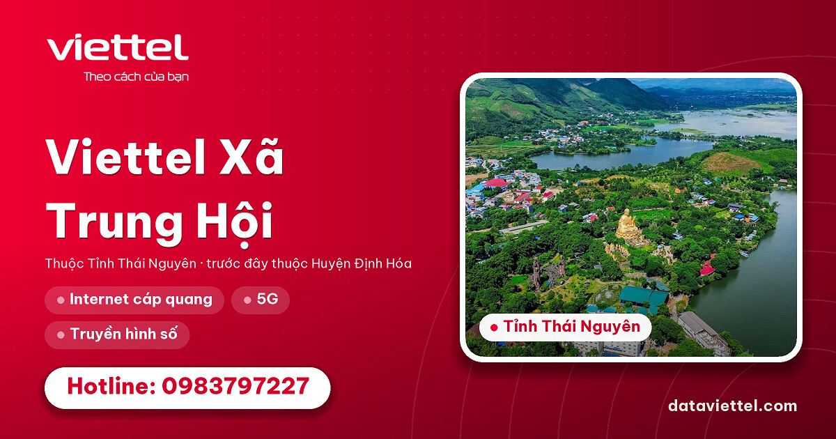 Viettel Xã Trung Hội lắp cáp quang Wi-Fi cho hộ gia đình
